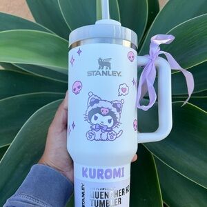 Stanley Tumbler 40oz White Kuromi Cup